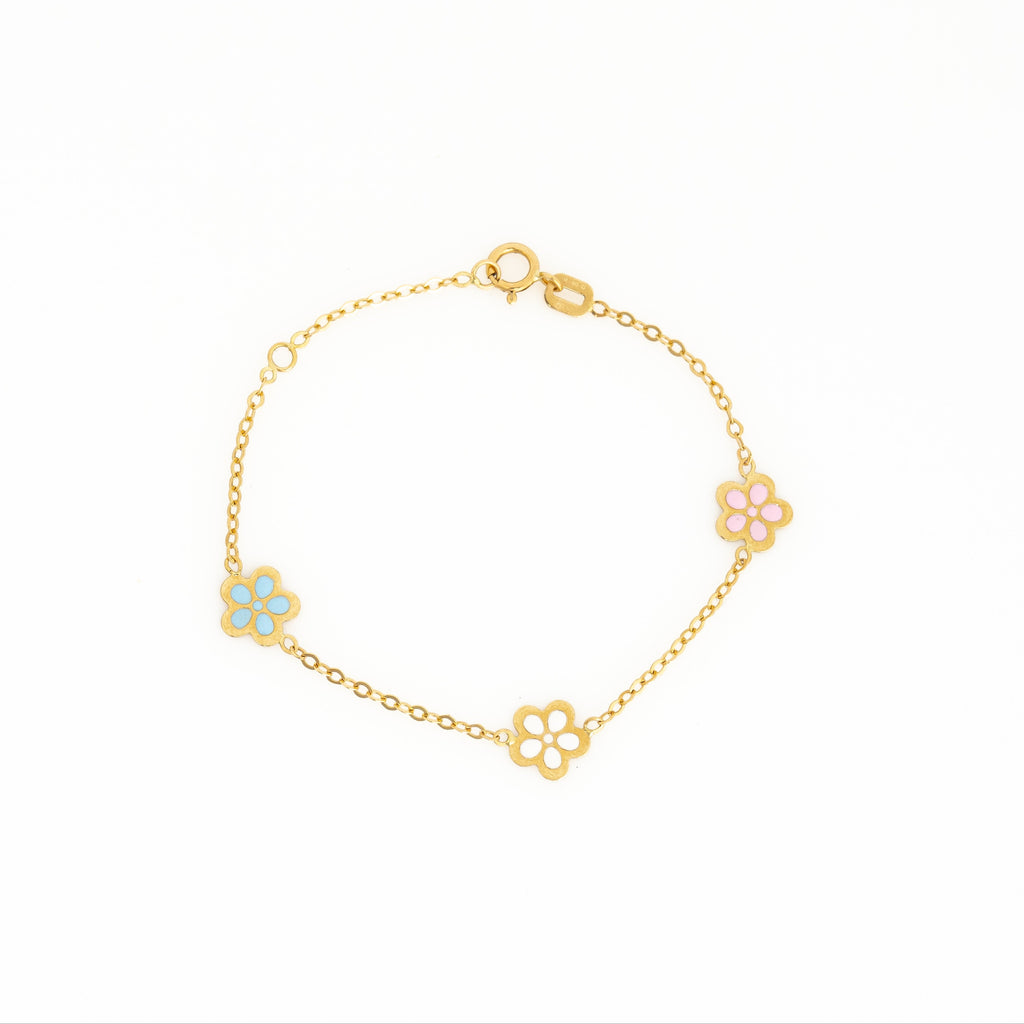 Pulsera Bebe Flores