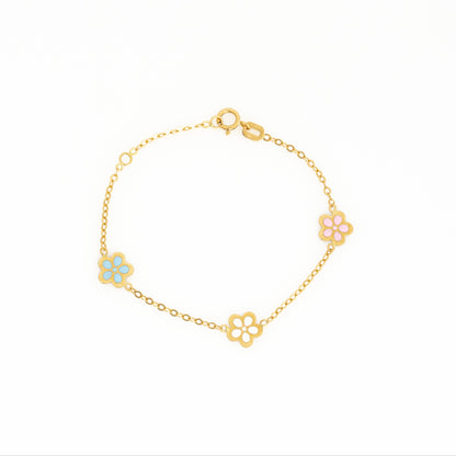 Pulsera Bebe Flores