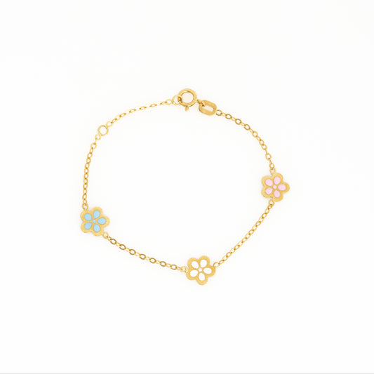 Pulsera Bebe Flores
