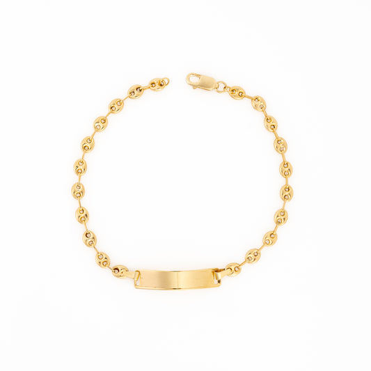 Pulsera Placa Eslabon 19cm