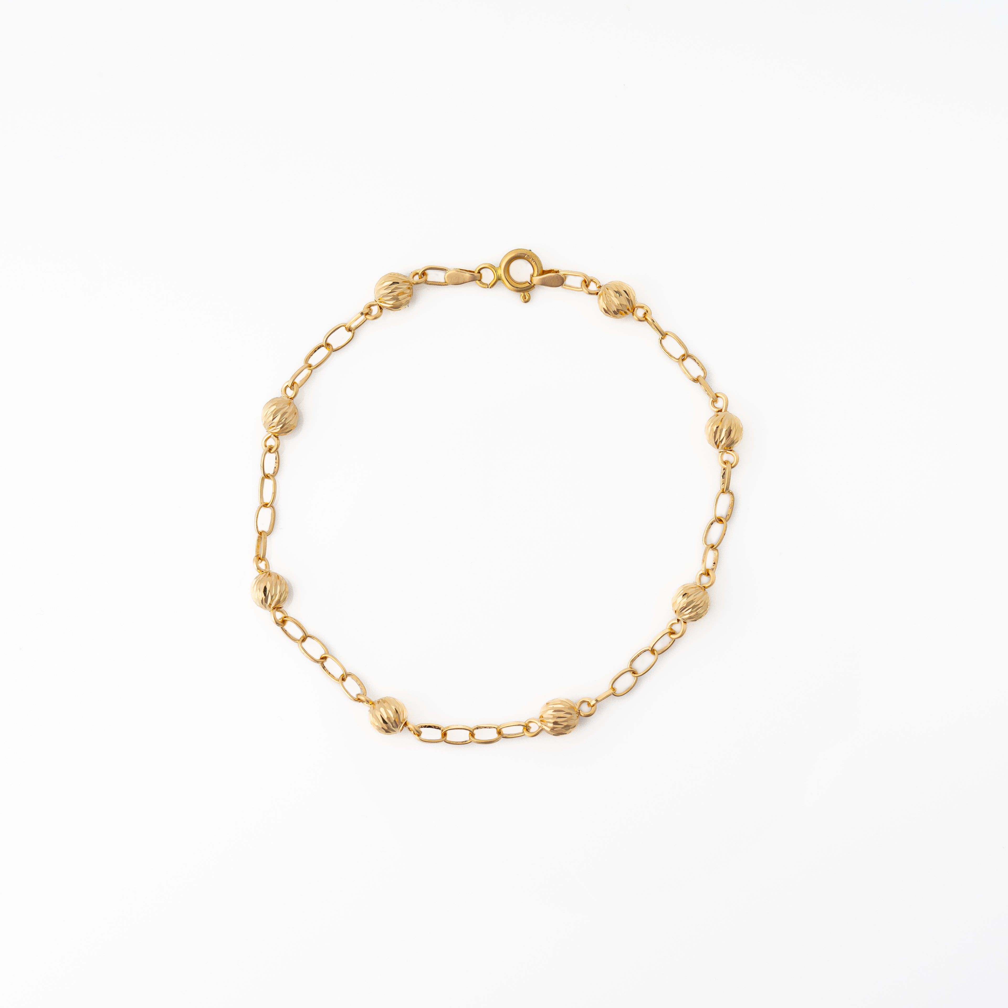 Pulsera Balines Diamantada 19cm