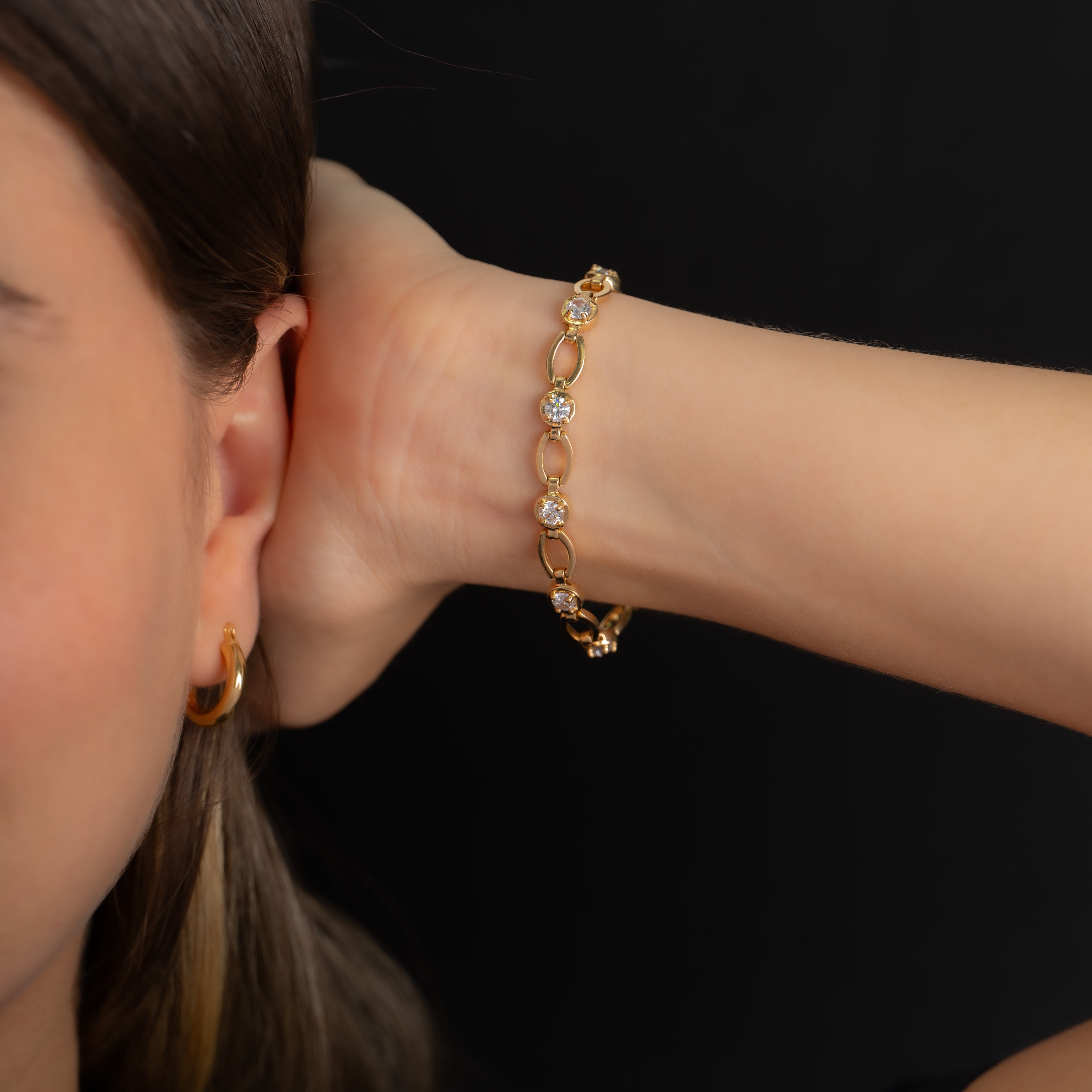 Pulsera Circon 21cm