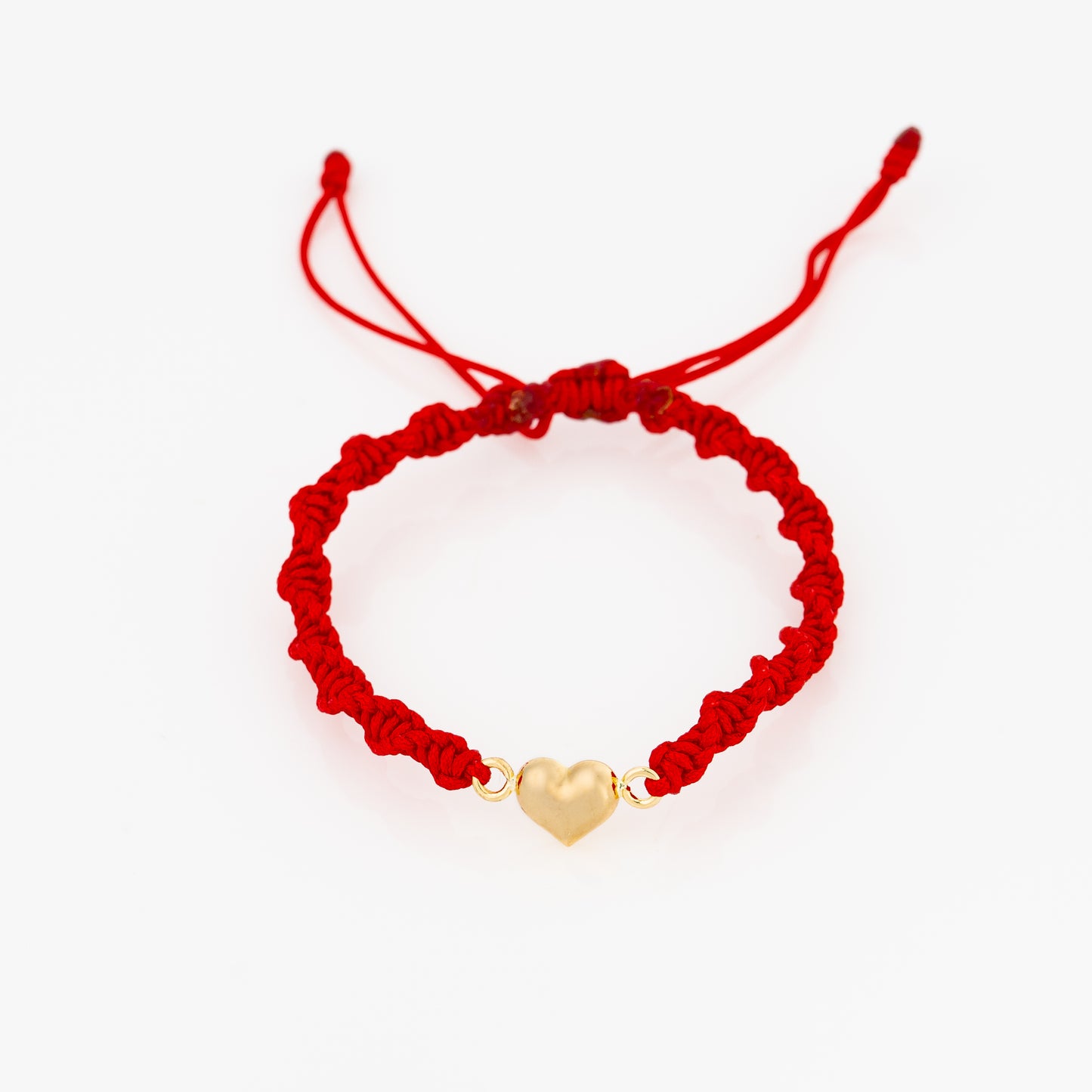 Pulsera Tejida Corazon