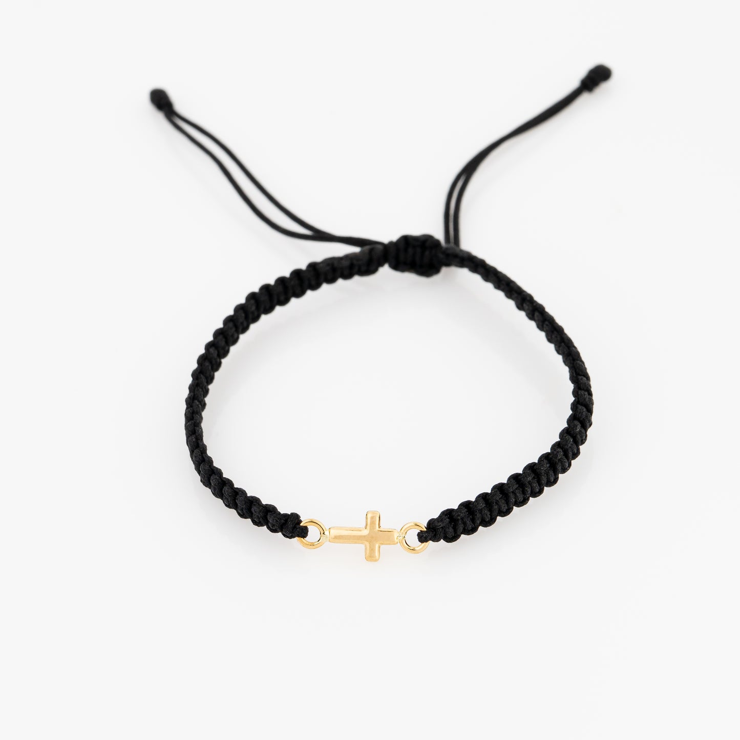 Pulsera Tejida Mini Cruz