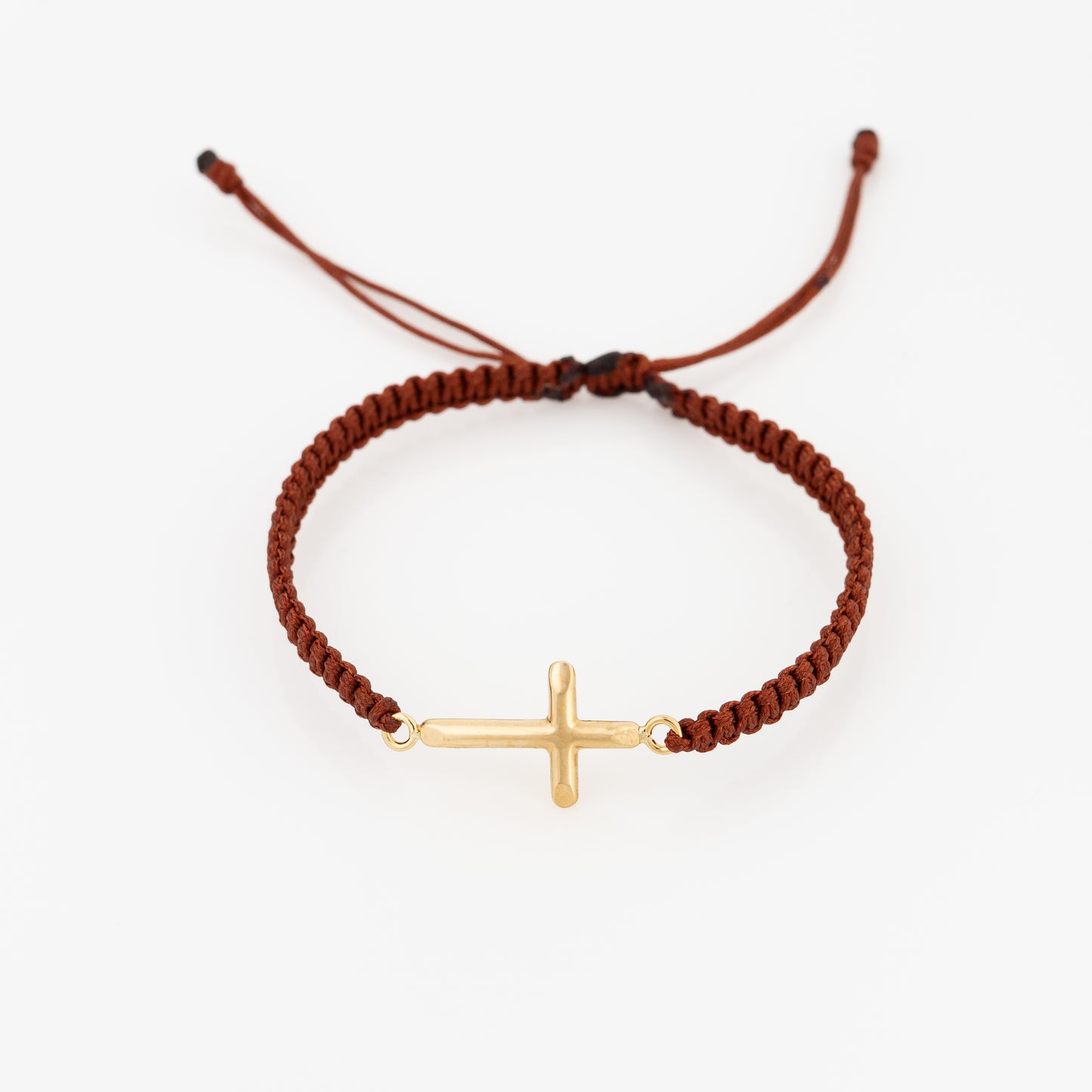Pulsera Tejida Cruz