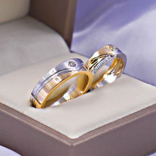 trio anillos de boda