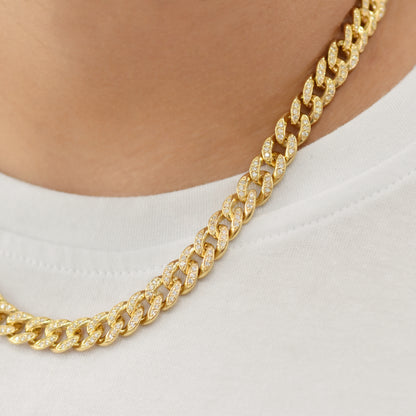 Cadena Cubana con Brillantes