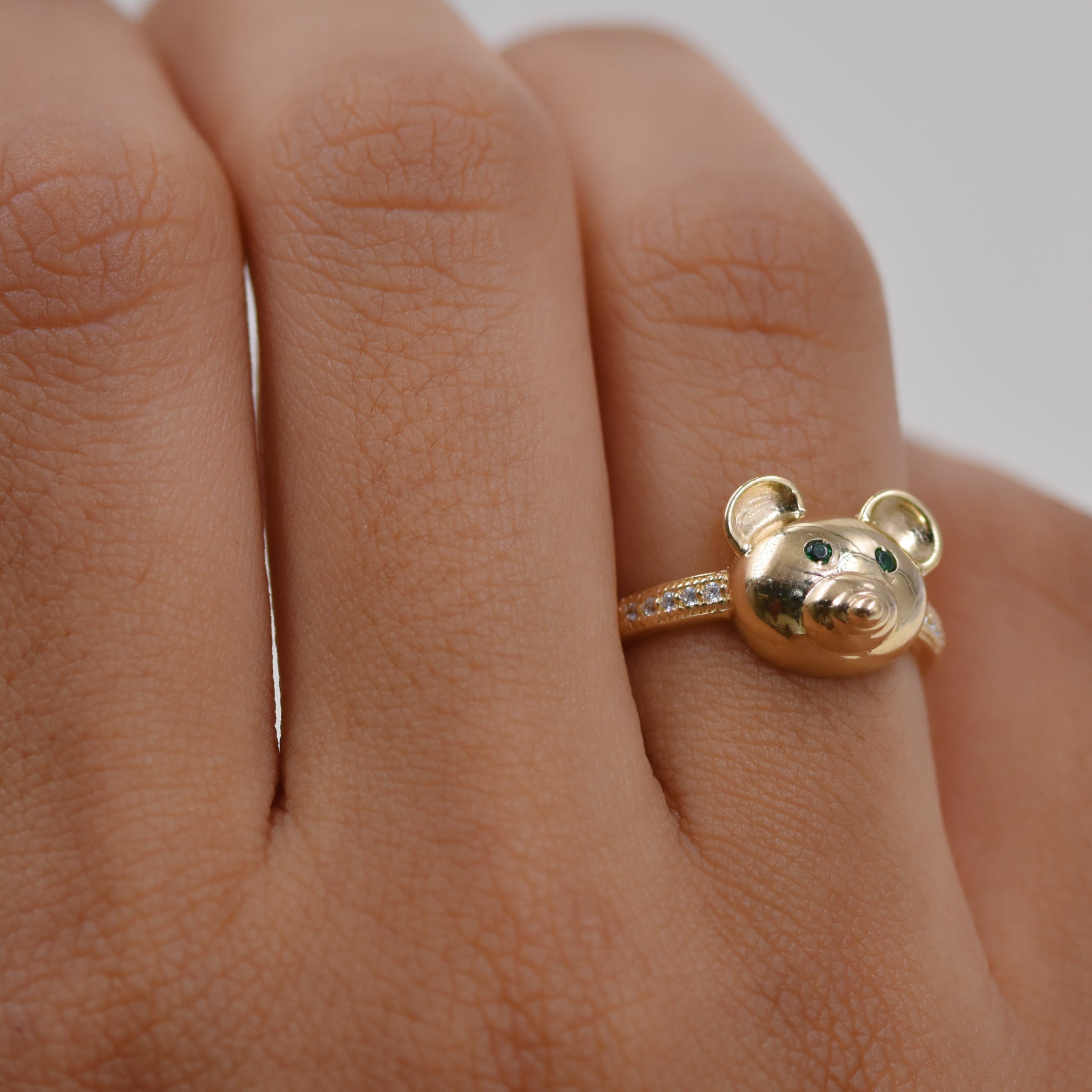 lavanda Senado Percibir anillo mouse talla 5 3/4 – La Guaca Joyeros